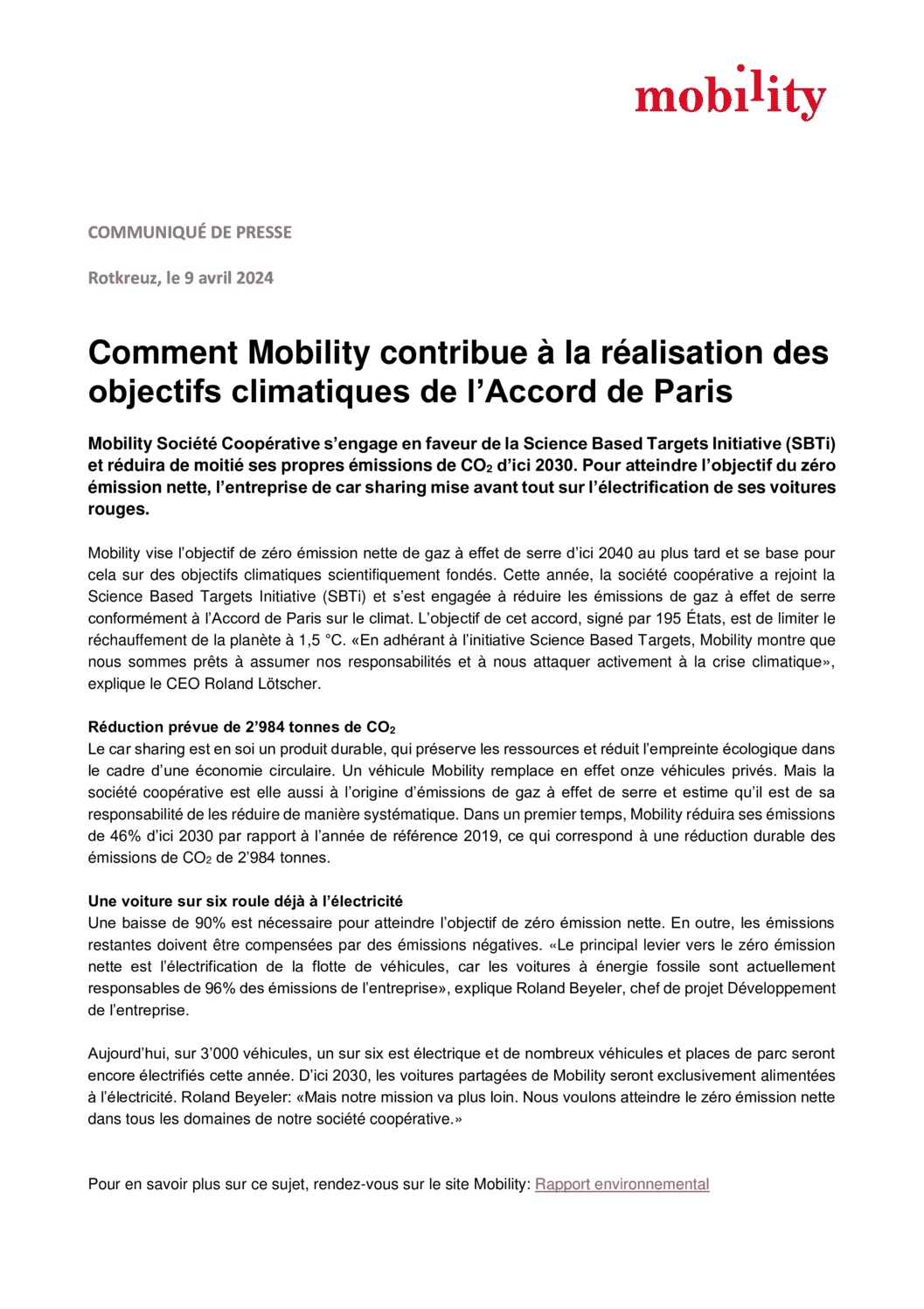 CP FR Mobility SBTI