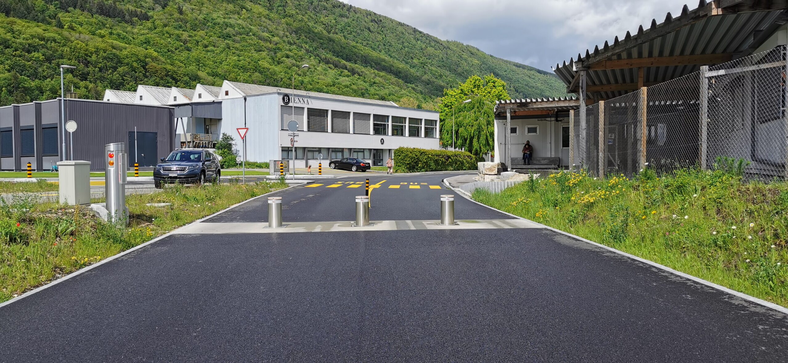 Zufahrtsregelung Automatische Poller Consel Group AG