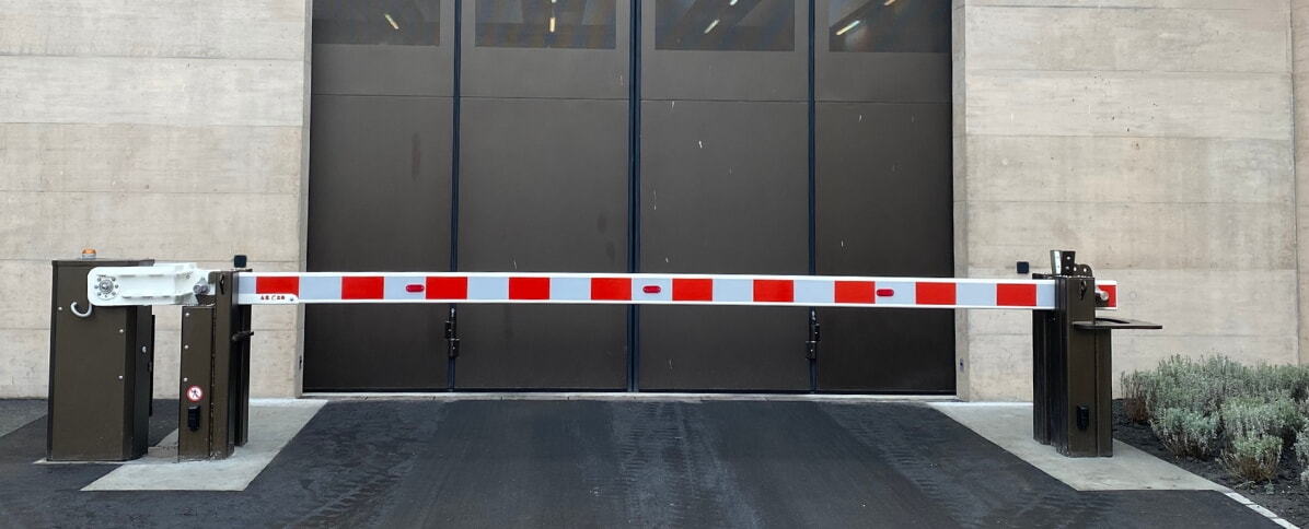 Hochsicherheitsschranke Schranke Mit Anpralllast