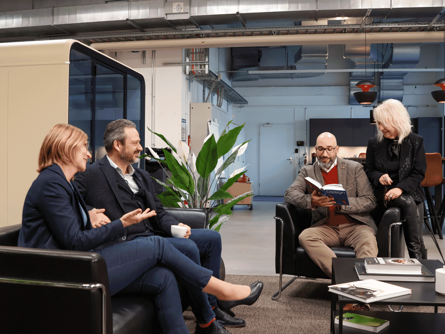 échange entre collègues