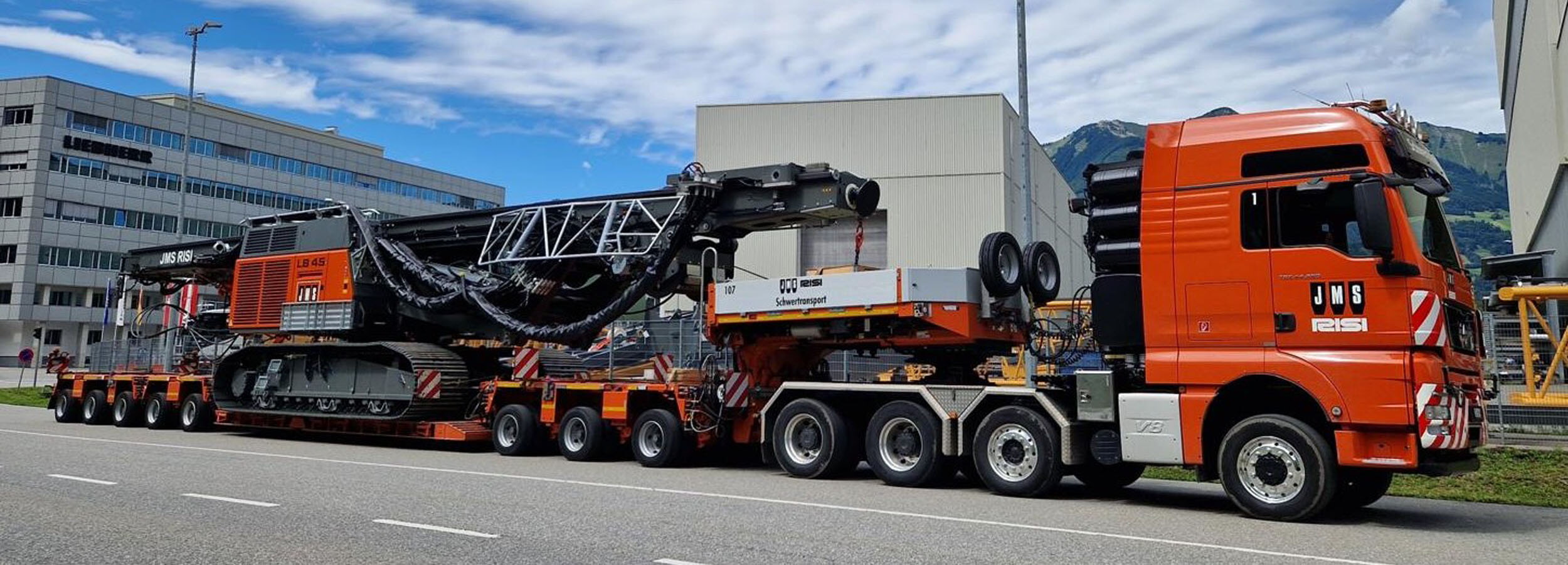 Headbild Schwertransport 12.01.2026