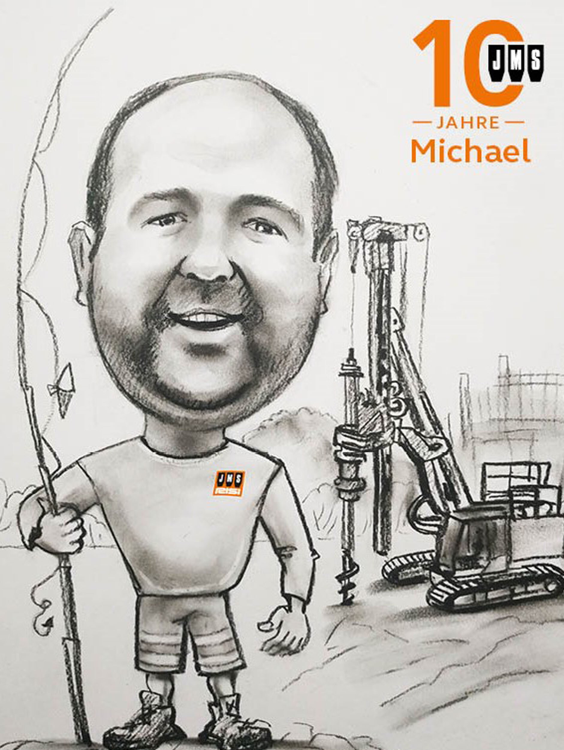 JMS Jubiläumsurkunde Michael Krucker