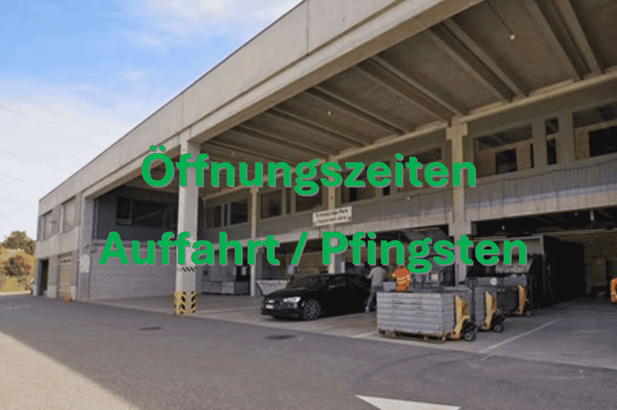 Bild Entsorgungspark Öffnungszeiten Auffahrt Pfingsten
