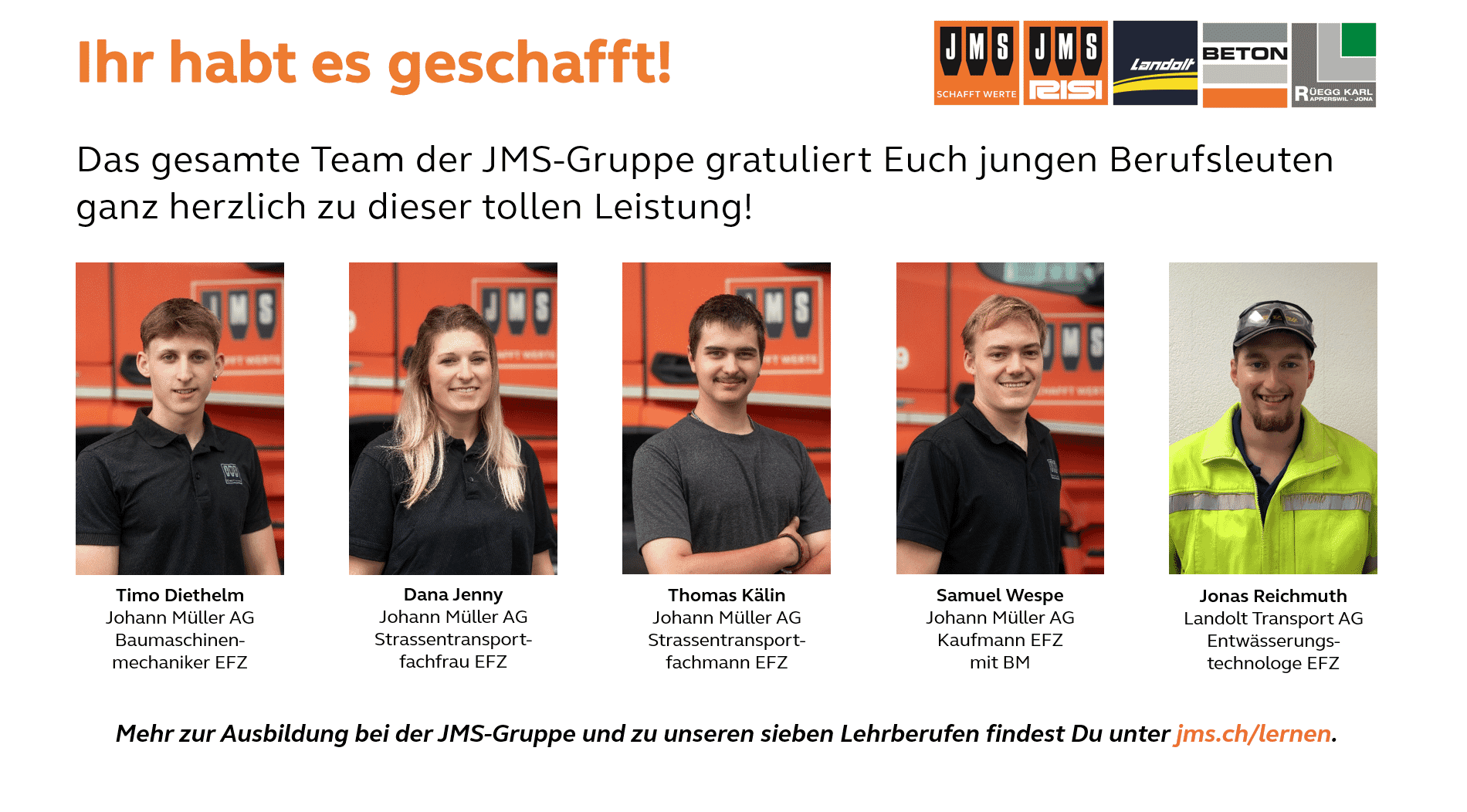 Ihr Habt Es Geschafft!
