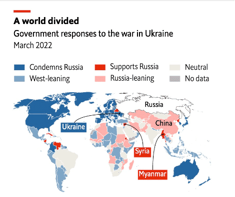 Reaktion Russland Angriff Economist