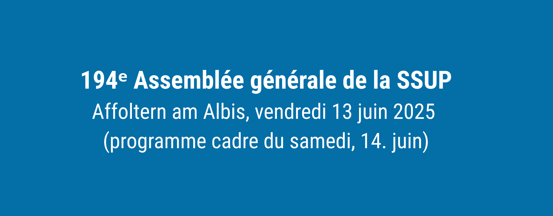 Kopie Von 194. Gesellschaftsversammlung Der SGG Affoltern Am Albis, Freitag 13. Juni 2025 (Rahmenprogramm Samstag, 14. Juni) 2